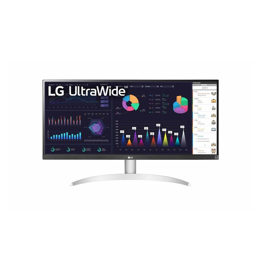 LG 29WQ600-W Monitor 29" UltraWide IPS 2560x1080 100Hz HDR USB-C Speaker
