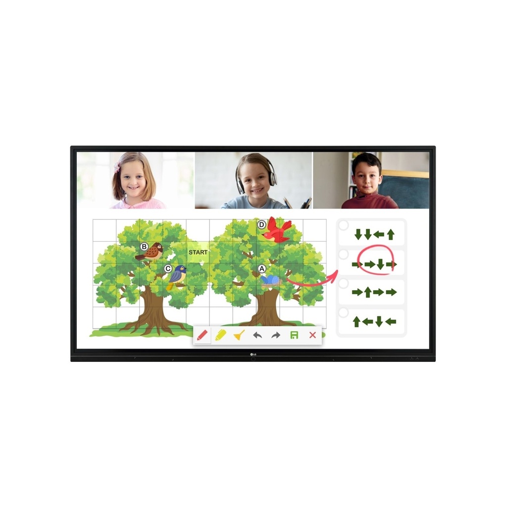 LG 75TR3BF-B.AEUQ Display Interattivo Touch 75" 4K UHD Android WiFi