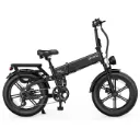 OVIVO V2 PRO 2.0 BLACK - Fat Bike elettrica pieghevole, motore 250W, batteria 48V 20Ah, autonomia fino a 130 km