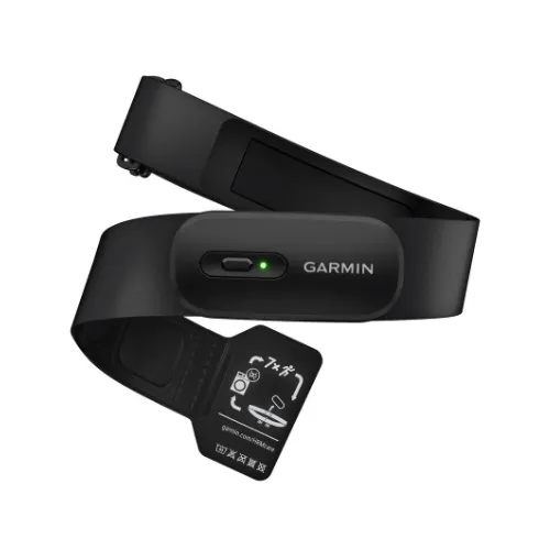 Garmin HRM 200 M–XL Fascia cardio toracica con rilevamento della frequenza cardiaca e compatibilità ANT+ e Bluetooth.