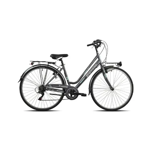 Legnano Scirocco City Star City Bike Donna 24" Acciaio 21V Shimano TZ500 Nero