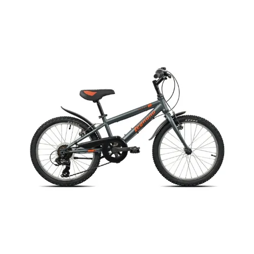 Legnano Happy 20 Mountain Bike Bambino 20" Acciaio 6V Shimano TY21 Antracite Arancio